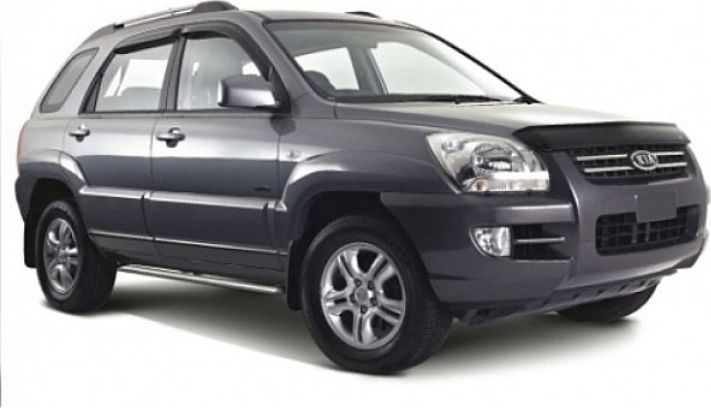 Дефлектор SIM для капота Kia Sportage II 2005-2009. Артикул SKISPO0512