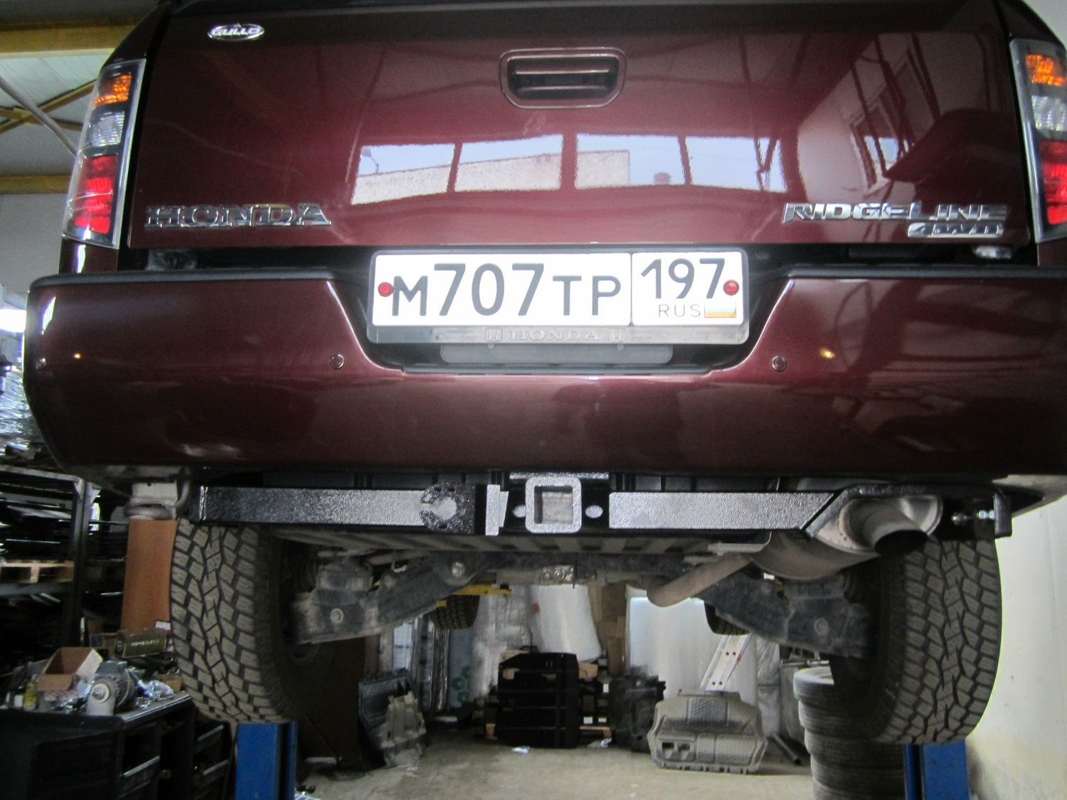 Фаркоп Bizon для Honda Ridgeline 2005-2014. Артикул FA 0973-E