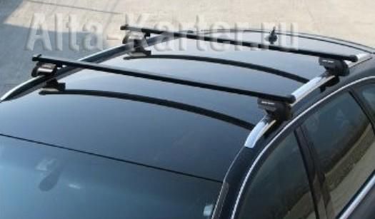 Багажник на интегрированные рейлинги Mont Blanc ReadyFit для Audi S6 C6 универсал 2005-2011 (Прямоугольные дуги). Артикул MB747023