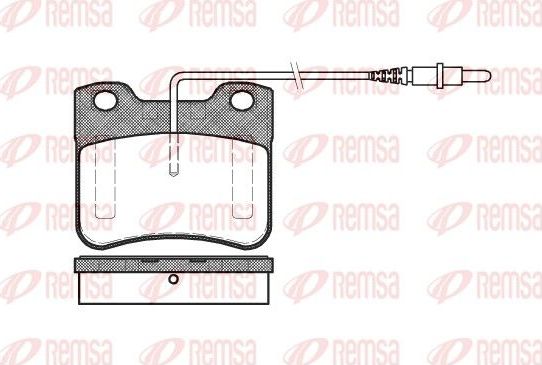 Тормозные колодки Remsa. Артикул 0247.24