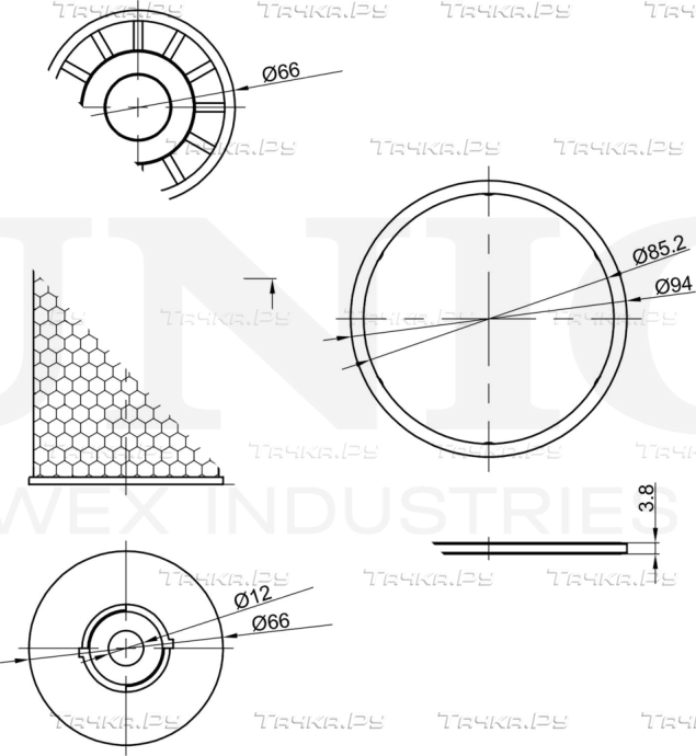 Фильтр топливный (Unio). Артикул FLT-50002