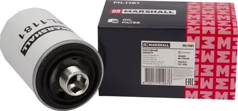 Фильтр масляный Audi A4 (B8) 07- / A6 (4G) 11- / Q5 08- Skoda Octavia II 05- V (Marshall). Артикул ML1181