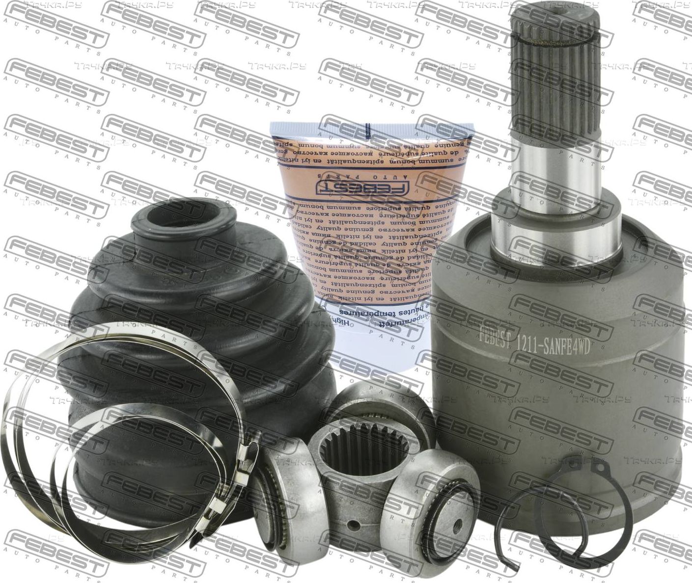 Шрус внутренний (граната) Febest передний для Hyundai Tucson I 2004-2010. Артикул 1211-SANFE4WD