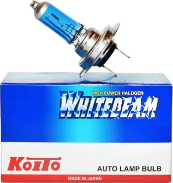 ЛАМПА ВЫСОКОТЕМПЕРАТУРНАЯ WHITEBEAM H7 12V 55W (100W) (Koito). Артикул 0755W