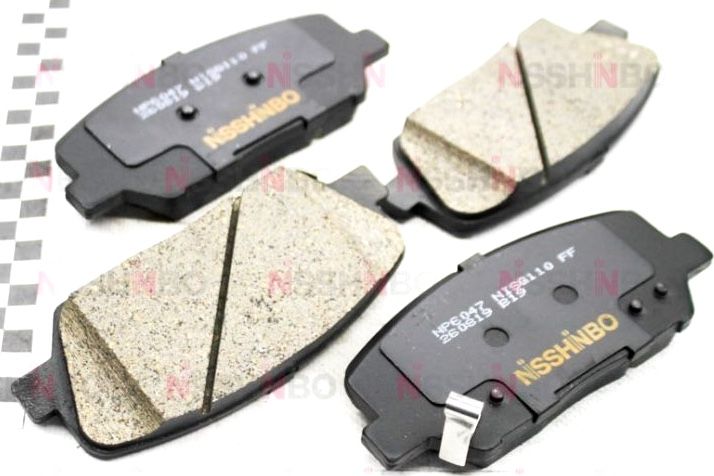 Тормозные колодки Nisshinbo. Артикул NP6047