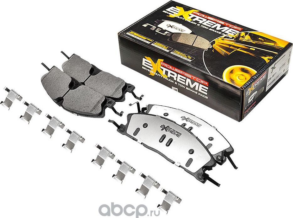 Передние керамические колодки Extreme Truck & Tow Z36 PowerStop 36-1611. Артикул 361611