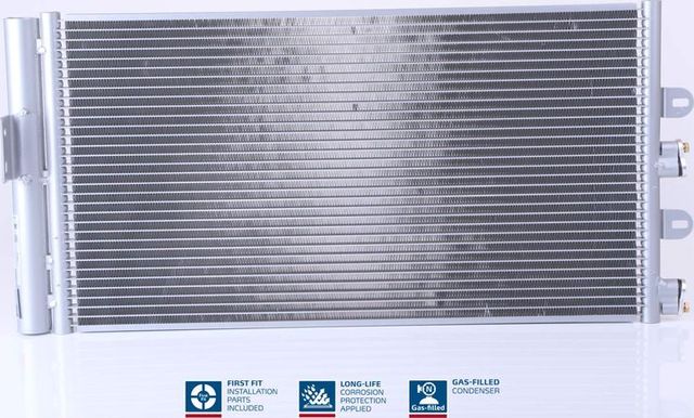 Радиатор кондиционера (конденсатор) Nissens (алюминий) для Fiat Punto II 1999-2012. Артикул 94669