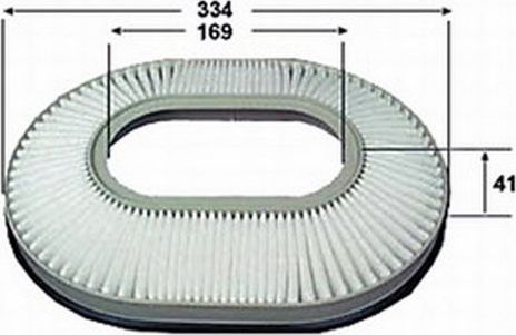 Воздушный фильтр JS Asakashi для Mitsubishi Galant VII 1992-1996. Артикул A3007