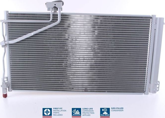 Радиатор кондиционера (конденсатор) Nissens (алюминий). Артикул 940657