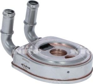 Радиатор масляный (маслоохладитель) для двигателя NRF (высококачественная сталь). Артикул 31249