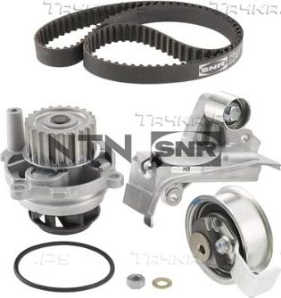 Помпа (водяной насос) с комплектом ремня ГРМ NTN / SNR для SEAT Toledo III 2009-2009. Артикул KDP457.451