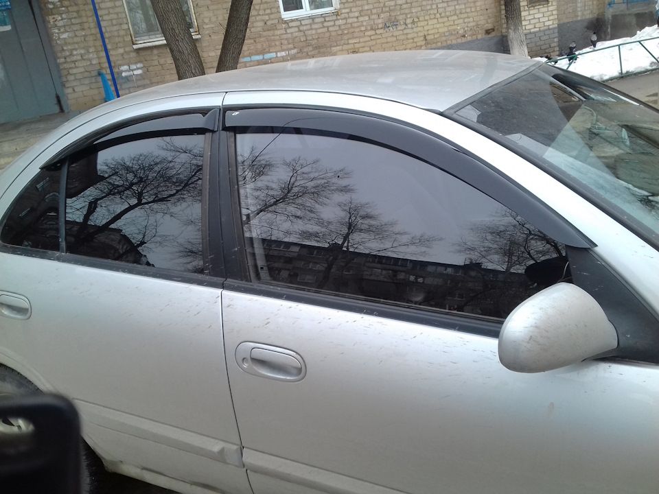 Дефлекторы Cobra Tuning для окон Nissan Almera Classic 2006-2026. Артикул N10106