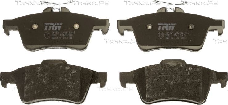 Тормозные колодки TRW COTEC задние для Opel Signum I 2003-2008. Артикул GDB1621