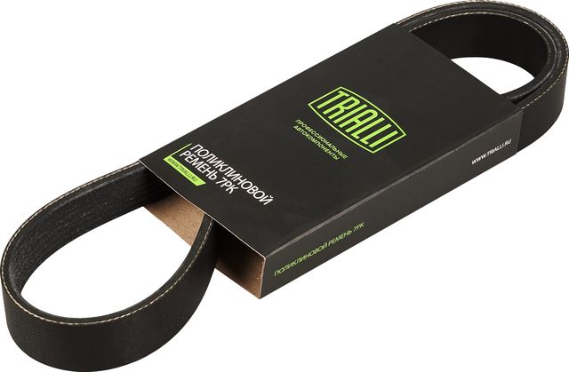 Приводной ремень поликлиновой Trialli (EPDM (Этилен-пропиленовый каучук)) для Renault Duster I 2015-2020. Артикул 7PK1051E