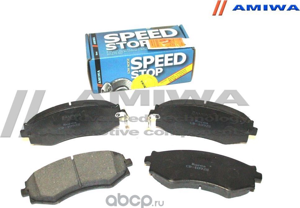 Колодки тормозные передние (Amiwa). Артикул CD1092S