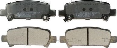 Тормозные колодки Denckermann передние/задние для Subaru Legacy IV 2003-2009. Артикул B110974