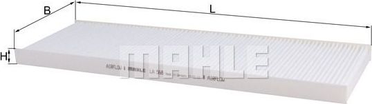 Салонный фильтр Mahle для MAN NL 1989-2026. Артикул LA 568