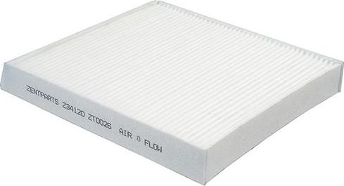 Салонный фильтр Zentparts. Артикул Z34120