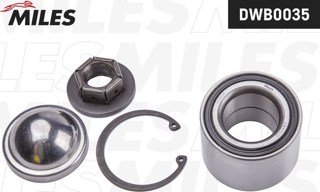 Ступичный подшипник (комплект) Miles задний для Ford Fusion I 2002-2012. Артикул DWB0035