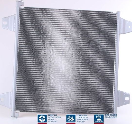 Радиатор кондиционера (конденсатор) Nissens (алюминий). Артикул 940031