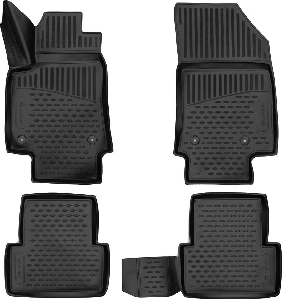 Коврики 3D Element для салона Citroen C3 Aircross 2017-2026. Артикул ELEMENT3D01826210k