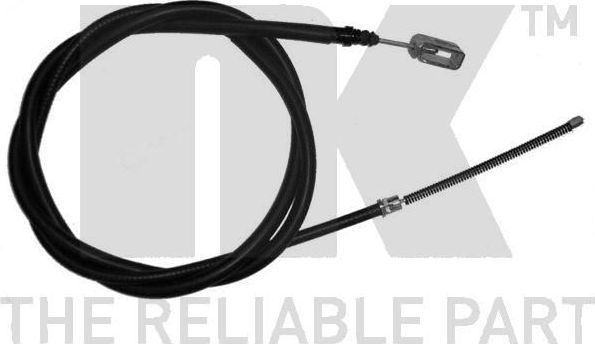 Трос ручника (тросик ручного тормоза) NK. Артикул 909923