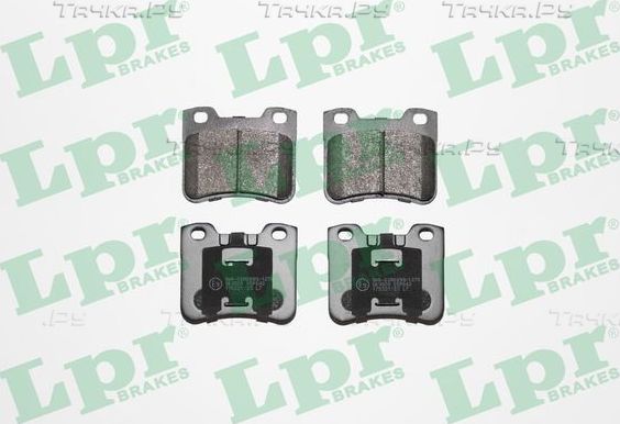 Тормозные колодки LPR передние для Citroen AX 1993-1996. Артикул 05P643