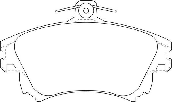 Тормозные колодки FIT. Артикул FP3404