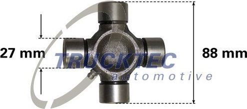 Крестовина карданного вала Trucktec Automotive для Mercedes-Benz V-Класс I (W638) 1996-2003. Артикул 02.34.044