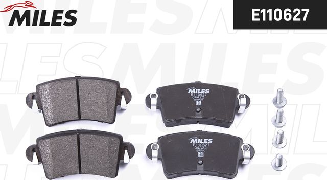 Тормозные колодки Miles (Semi-Metallic). Артикул E110627