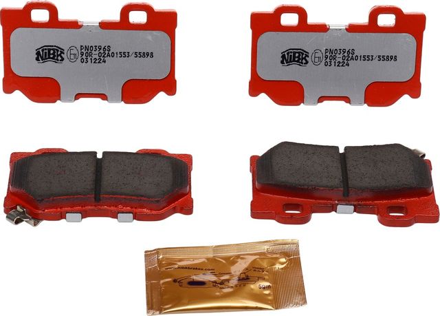 Тормозные колодки NiBK. Артикул PN0396S