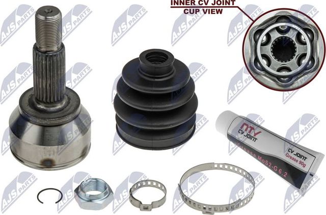 Шрус внутренний (граната) NTY передний для Mazda 2 I (DY) 2003-2007. Артикул NPZ-FR-013