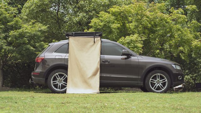 Тент-маркиза РИФ - душевая кабинка с тканевой крышей. Артикул RIFSTR100180W