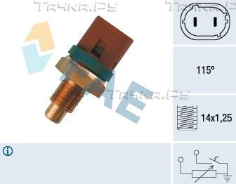 Датчик температуры охлаждающей жидкости FAE для Renault Scenic II 1999-2003. Артикул 34230