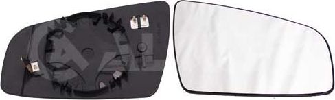 Зеркальное стекло бокового зеркала Alkar правое для Opel Zafira B 2005-2008. Артикул 6412441