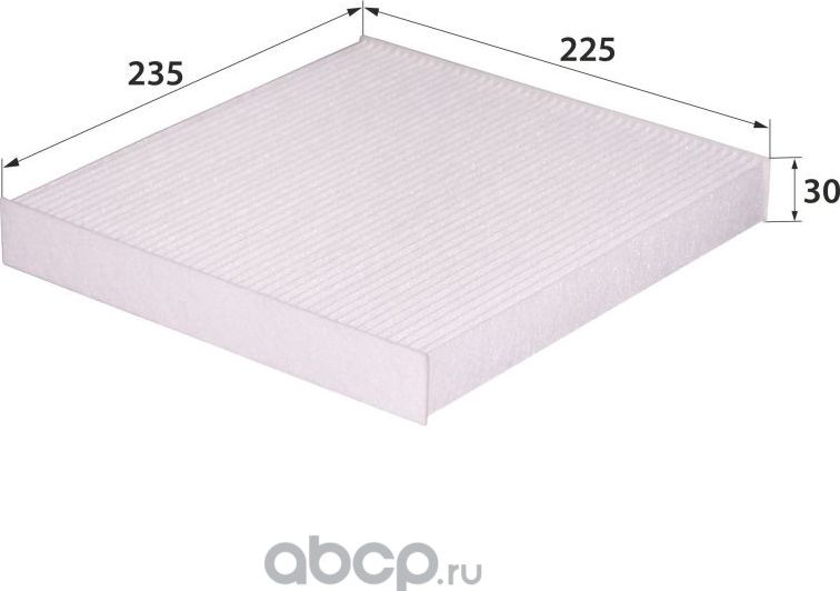 Фильтр салонный (RB-Exide). Артикул AC806