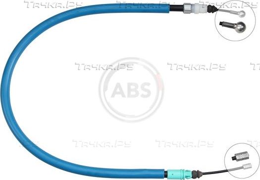 Трос ручника (тросик ручного тормоза) ABS. Артикул K13845