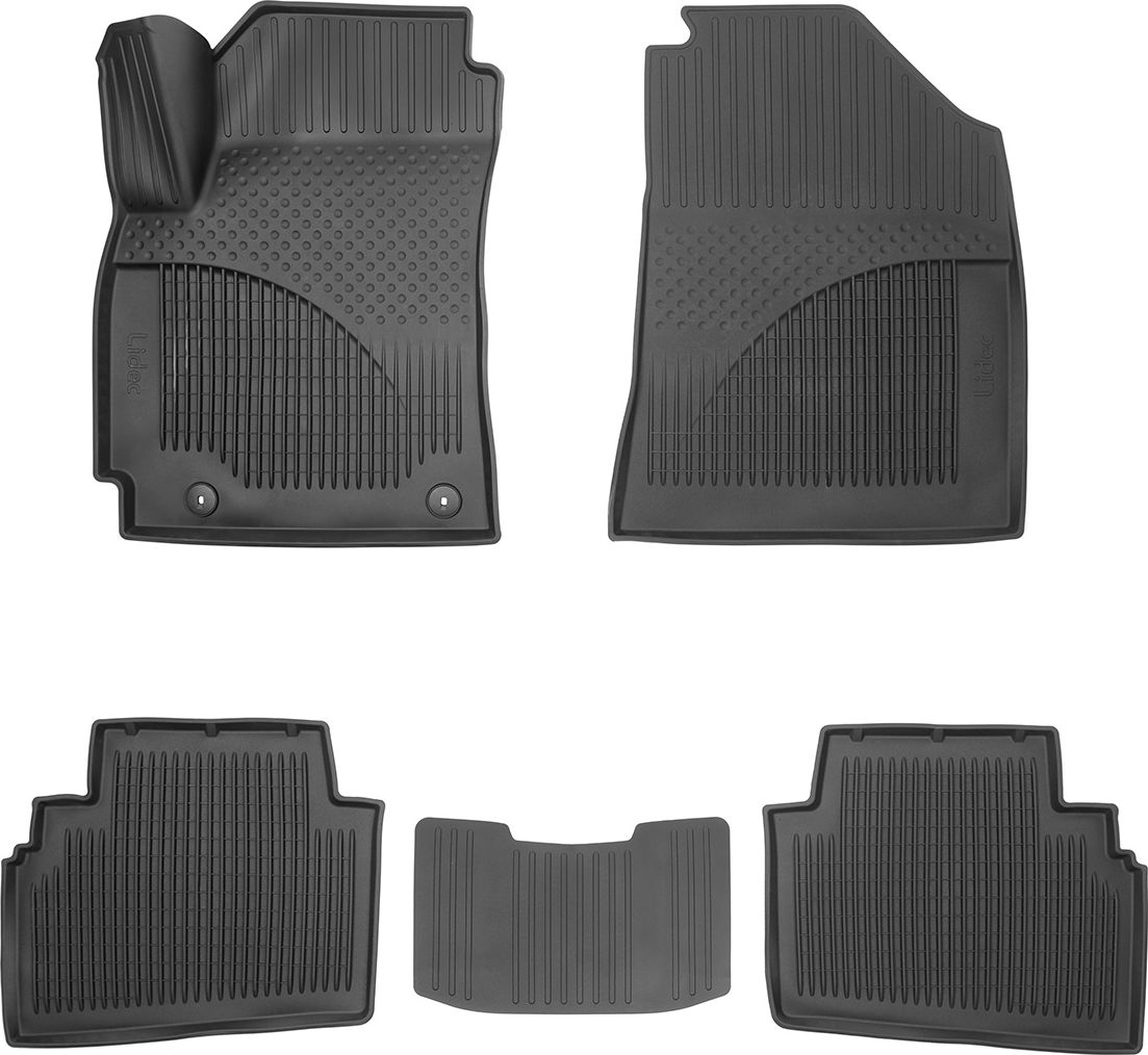 Коврики литьевые 3D Норпласт для салона Kia Seltos 2019-2026. Артикул NP11-LdC-43-560