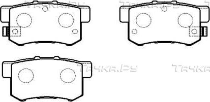 Тормозные колодки HSB. Артикул HP5062