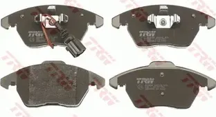 TRW GDB1550 Колодки тормозные AUDI A3 VOLKSWAGEN G5 PASSAT 06> TOURAN 03>06 CADD (Lucas). Артикул GDB1550