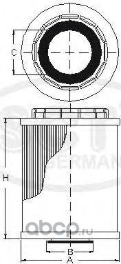 Масляный фильтр SCT-Germany. Артикул SH 4033 P