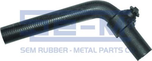 Патрубок системы охлаждения (радиатора) Sem Lastik. Артикул 8738