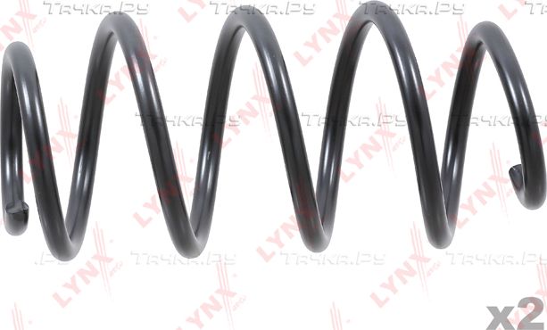 Пружина подвески LYNXauto передняя для Volkswagen Passat B6 2005-2010. Артикул SC-2872