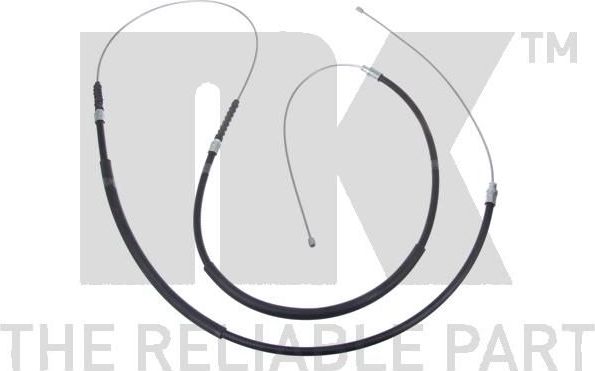 Трос ручника (тросик ручного тормоза) NK. Артикул 901966