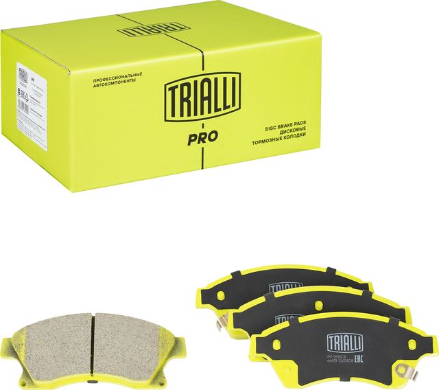 Тормозные колодки Trialli (Low-Metallic). Артикул PF 0515CR