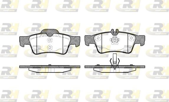Тормозные колодки RoadHouse задние для Mercedes-Benz CLS I (C219) 2004-2010. Артикул 2991.00