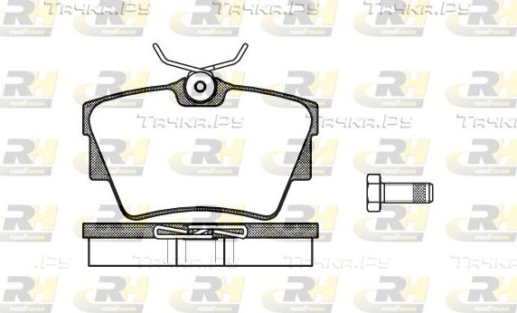 Тормозные колодки RoadHouse задние для Renault Trafic II 2001-2014. Артикул 2591.30