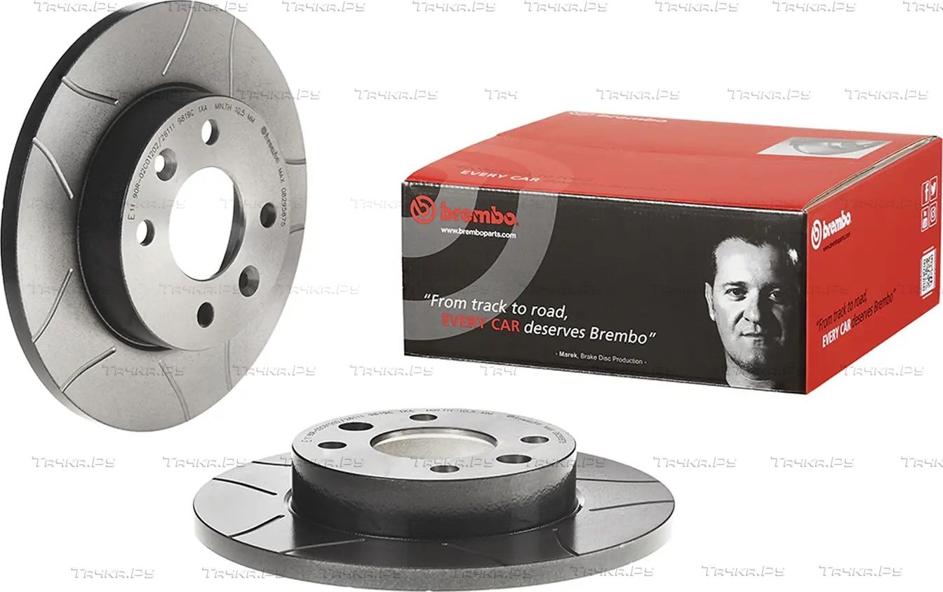 Тормозной диск Brembo MAX передний для Dacia 1310 1988-2004. Артикул 08.2958.75