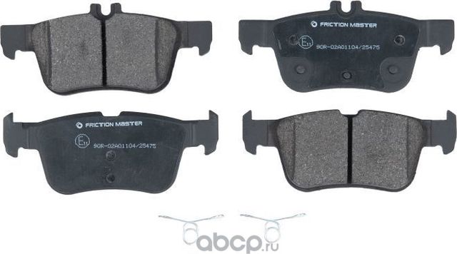 Колодки тормозные дисковые (Frictionmaster). Артикул MKD1665
