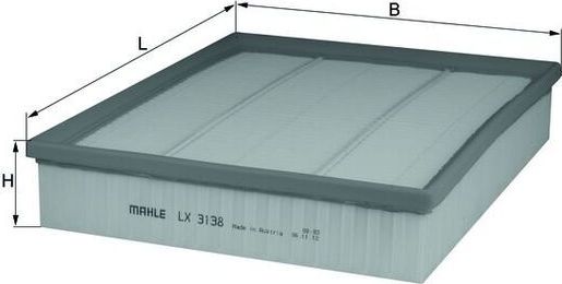 Воздушный фильтр Mahle. Артикул LX 3138